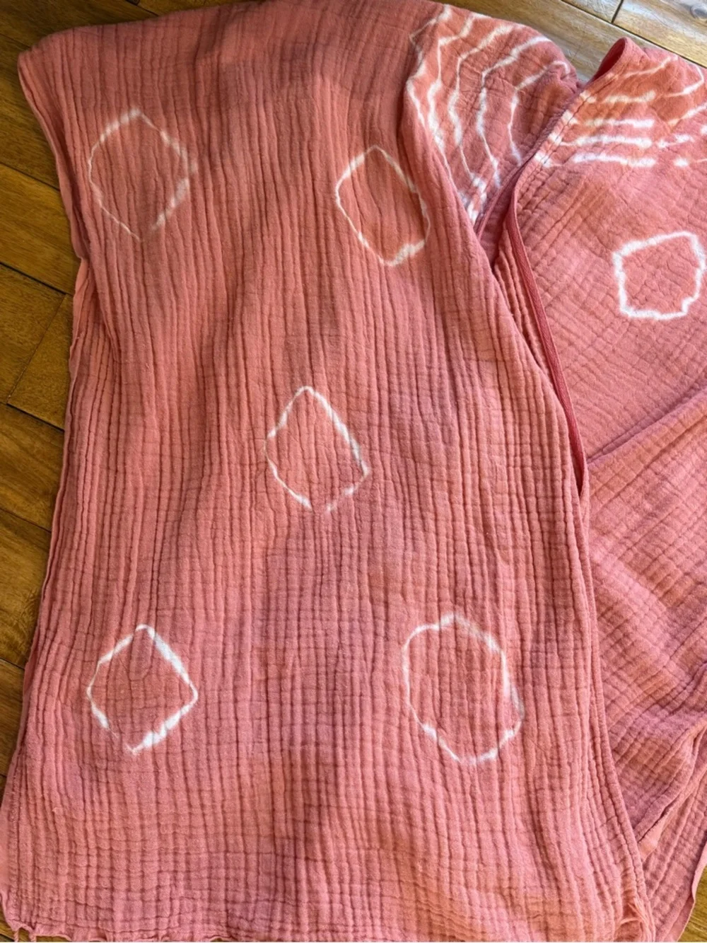 Women’s Pink Tie-Dye Swim Cover-Up Wrap